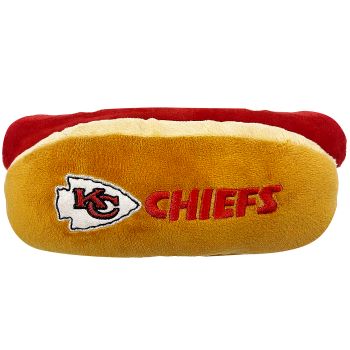 Kansas City Chiefs- Plush Hot Dog Toy
